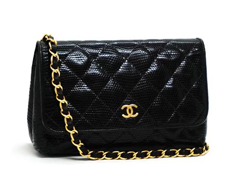 chanel lizard mini flap bag